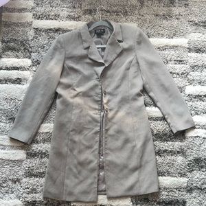 Slim suit style trench coat